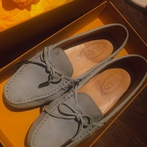 Tod's, Gommino leather loafers, Women, Flat Shoes
